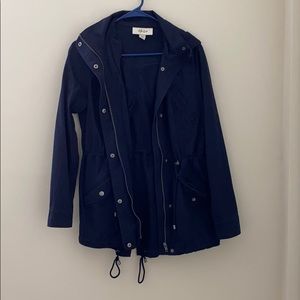 Style & Co Mid-Length Hooded Utility Jacket